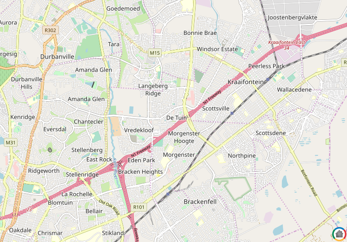 Map location of Marlborough Park